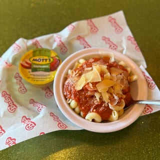 Kids Pasta with Marinara & Parmesan